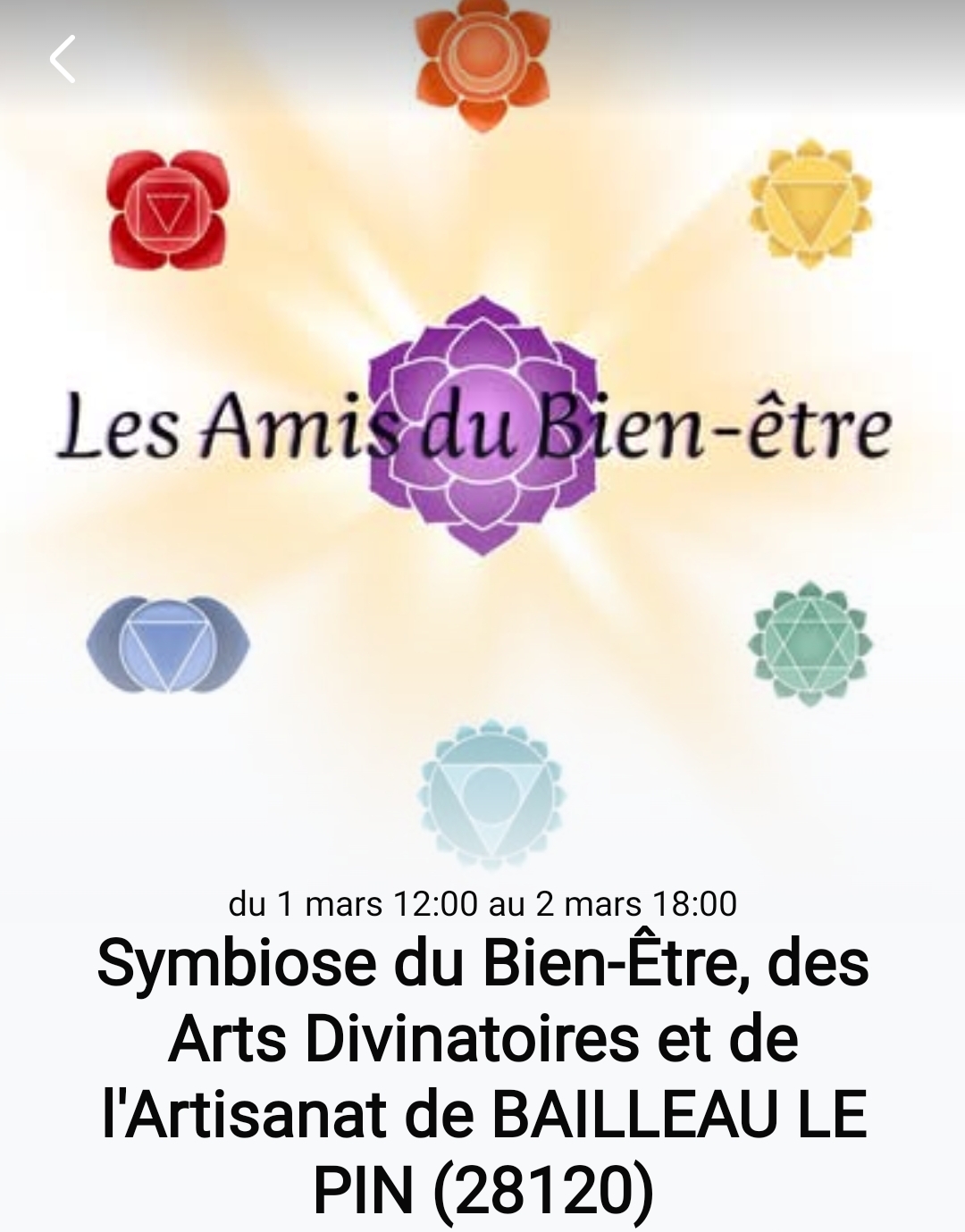 Salon à Bailleau-le-pin (28) les 1 et 2 Mars 2025